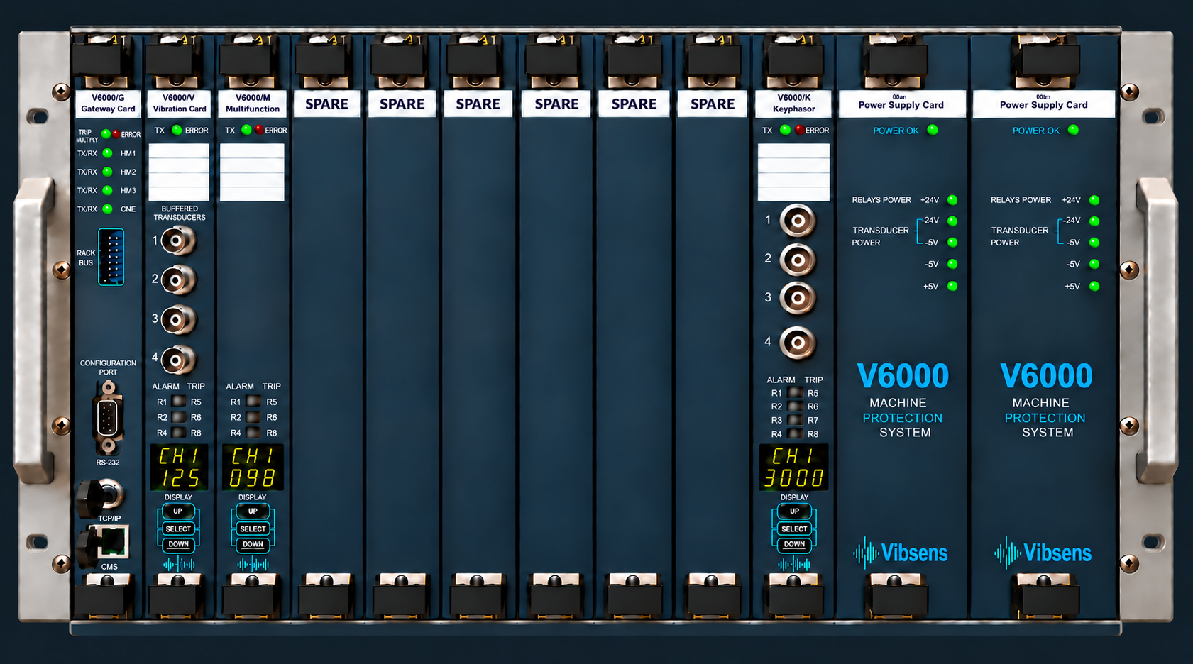 V6000 machinery protection rack